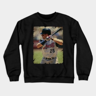 Jim Edmonds in Los Angeles Angels of Anaheim Crewneck Sweatshirt